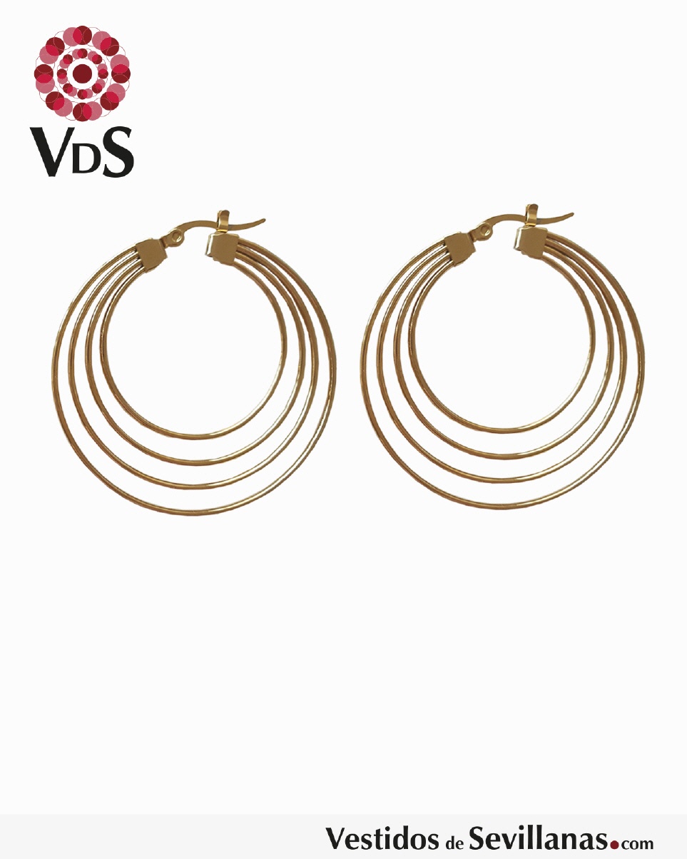 Aros en acero Hipoalerg&eacute;nico T.M_3col