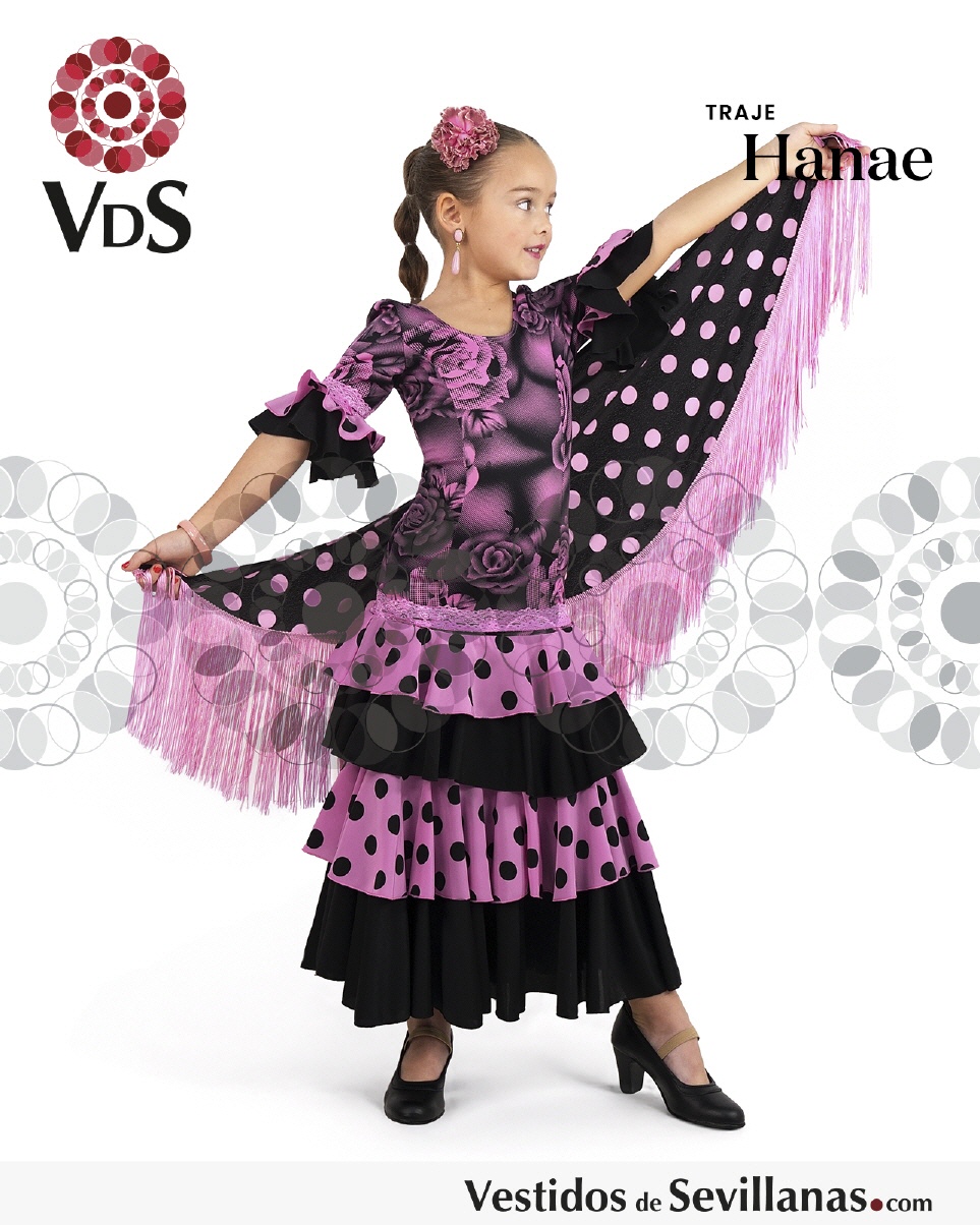 Traje de baile Ni&ntilde;a HENAE (4Volantes)_3col
