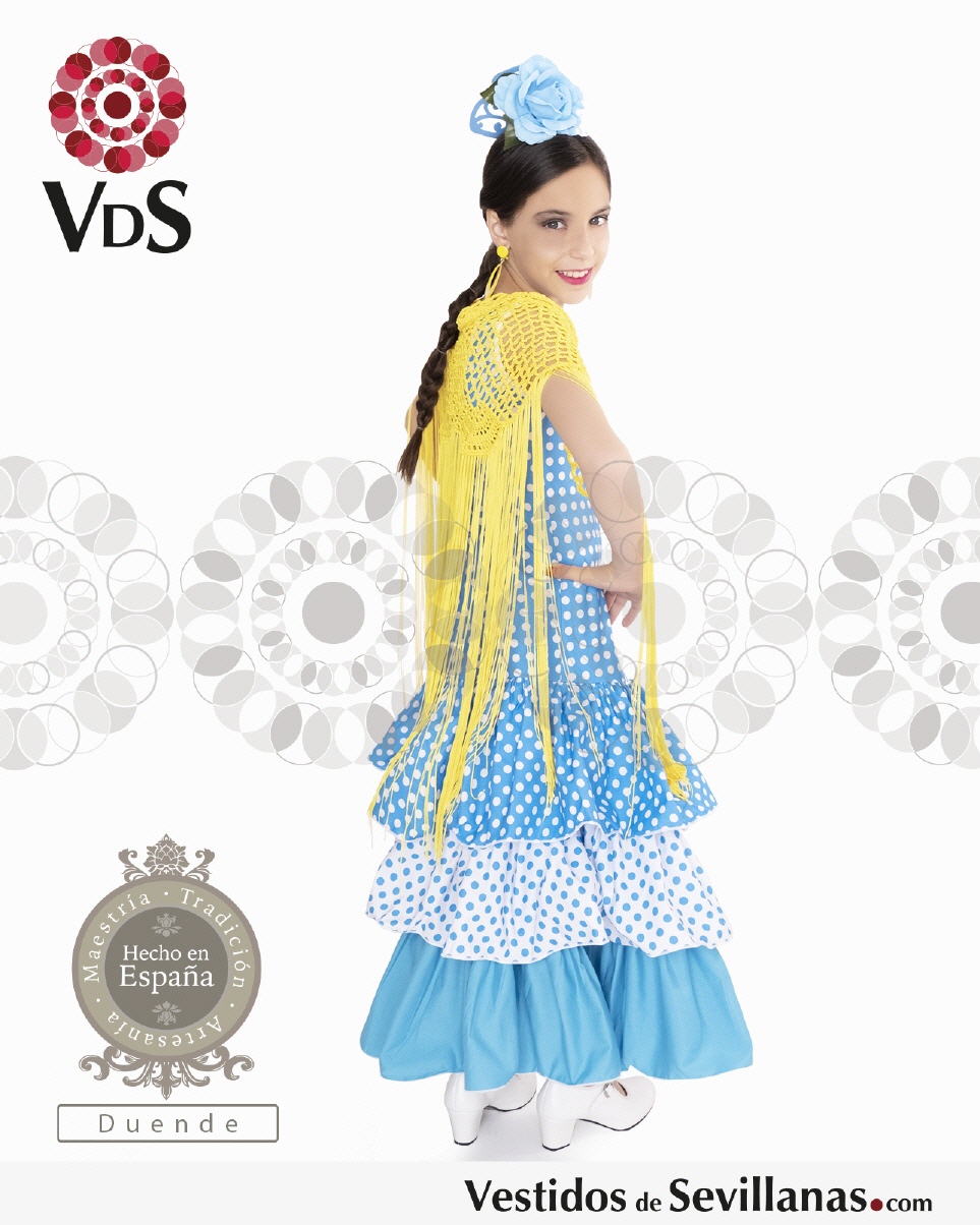 Traje Flamenca M&Aacute;LAGA Largo (T.6)_3col
