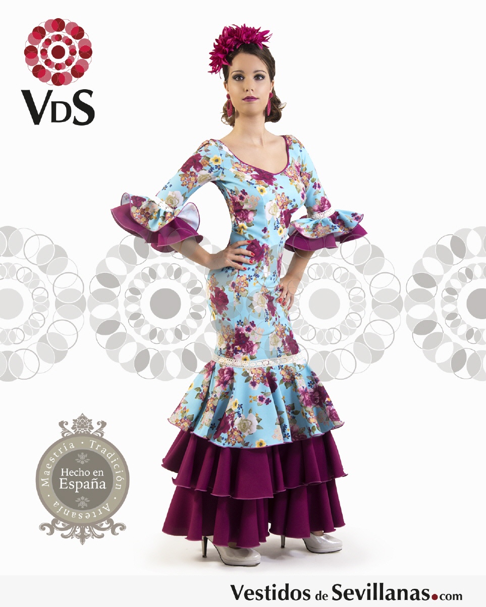 Traje de Flamenca GRAZALEMA Strech_3col