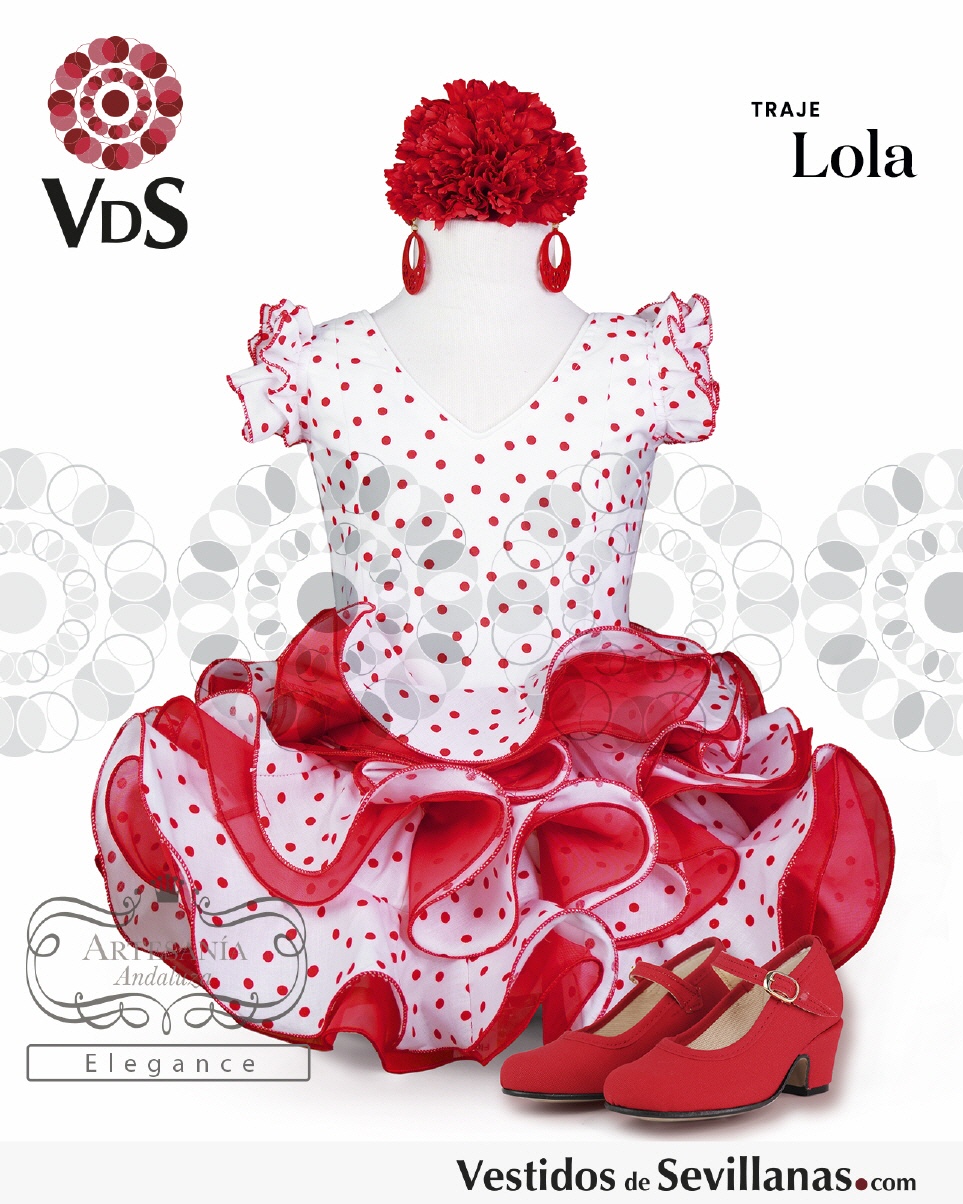 Traje de Flamenca LOLA Organd&iacute;_3col