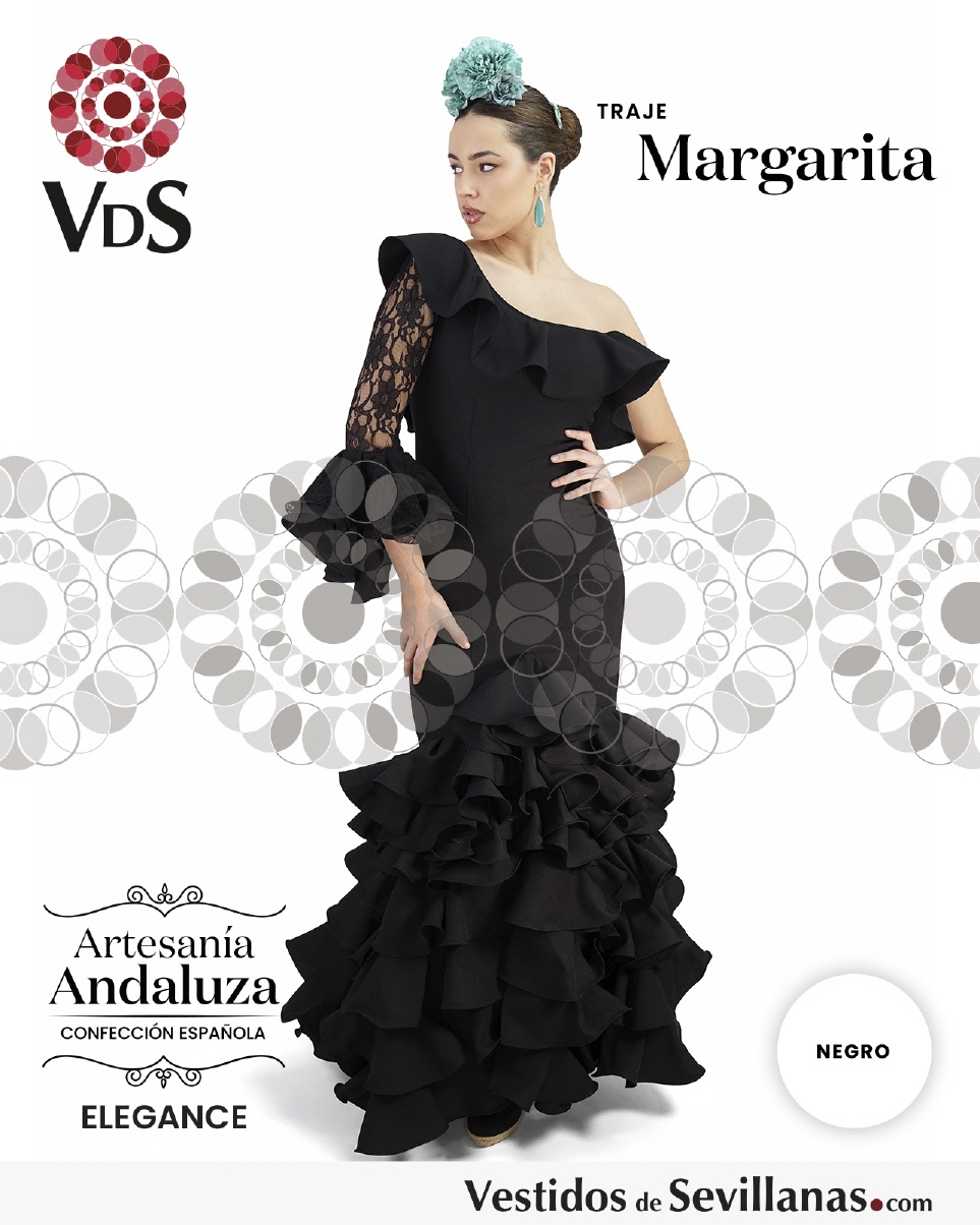 Traje Flamenca MARGARITA Strech encaje (T.M)_3col