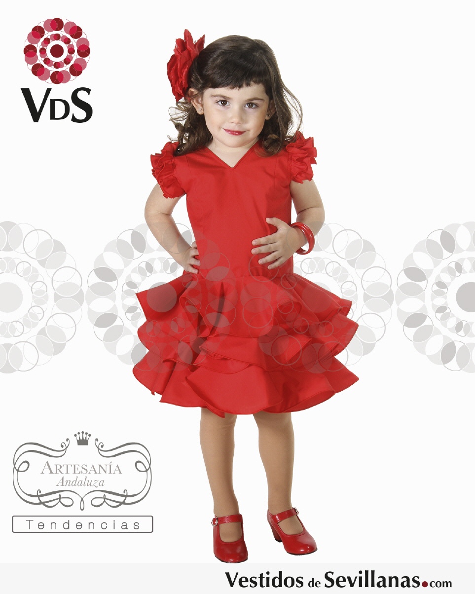 Traje de Flamenca FERIA Corto (T.0)_3col