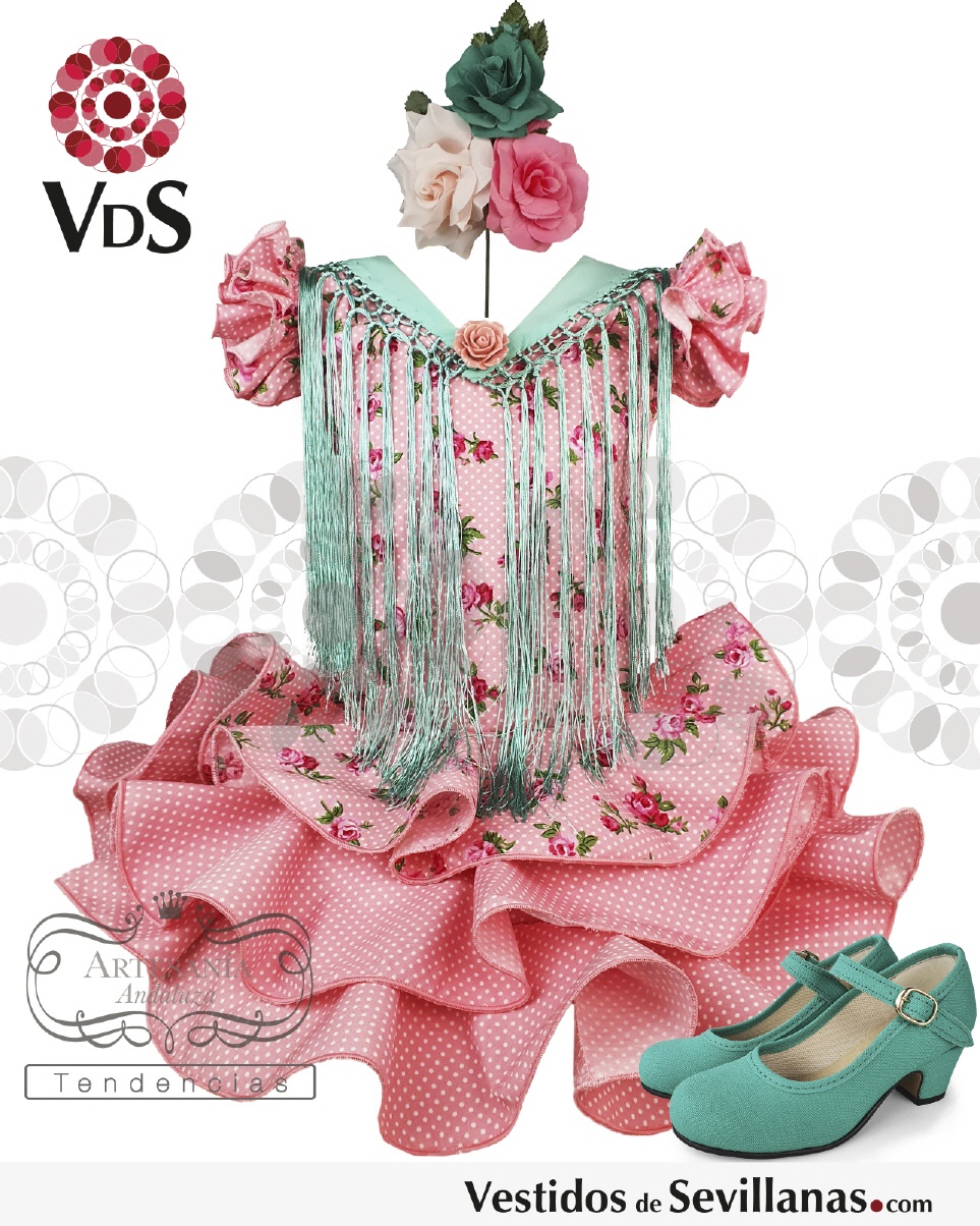 Traje de Flamenca FERIA Corto (T.0)_3col
