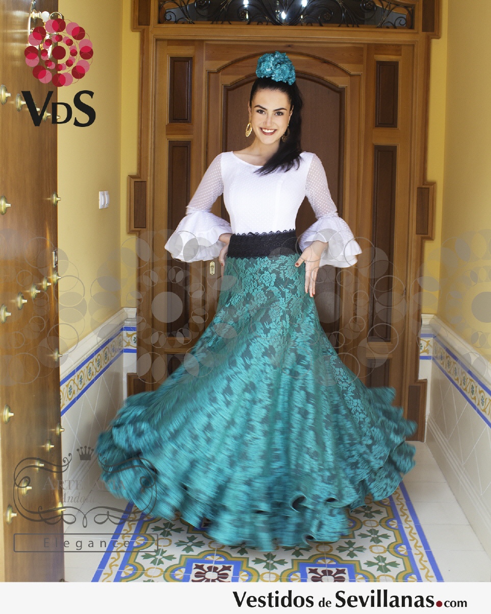 Falda larga ALEGR&Iacute;A El&aacute;stica_3col