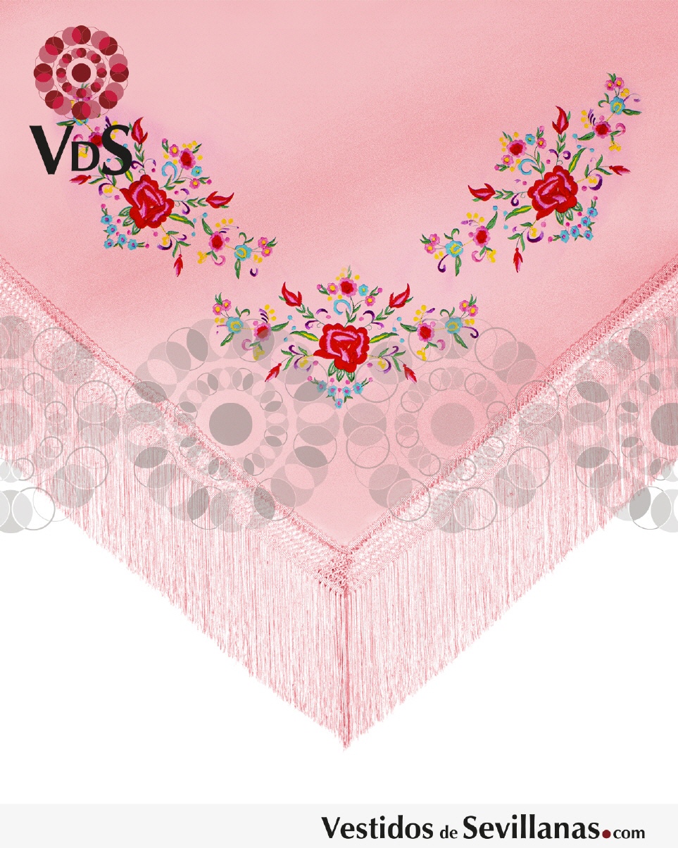 Mant&oacute;n NERINE Bordado T.L_3col