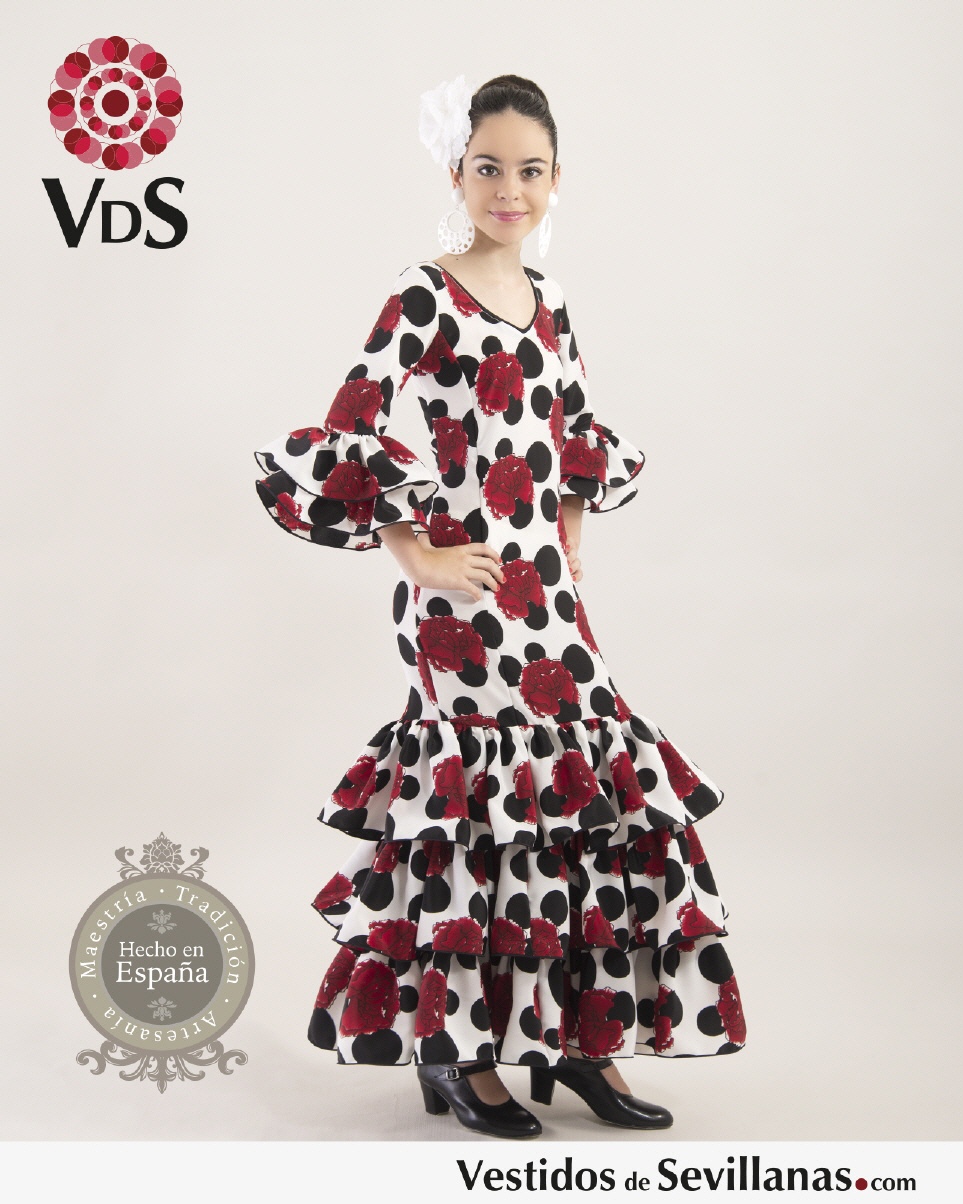Traje de baile Ni&ntilde;a ROCIERO_3col