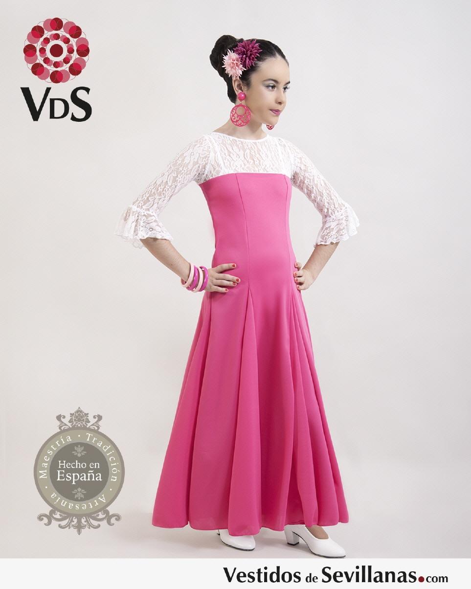 Traje de baile Ni&ntilde;a BARAS ENCAJE_3col