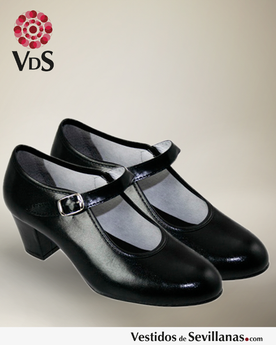 Zaptos negros flamenca